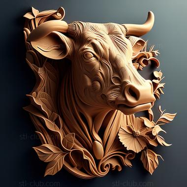 3D model st Cow (STL)